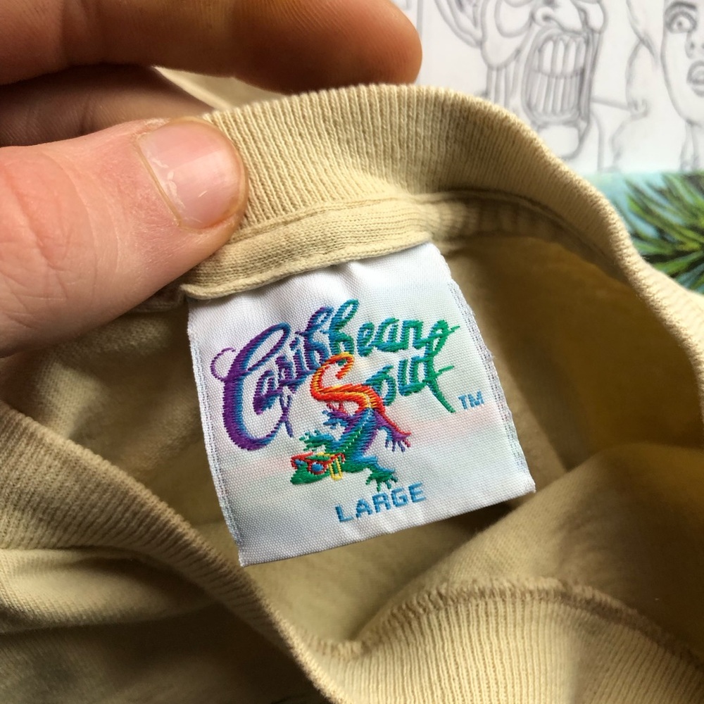Vintage Margaritaville Caribbean Sun Tee - Picture 4 of 7
